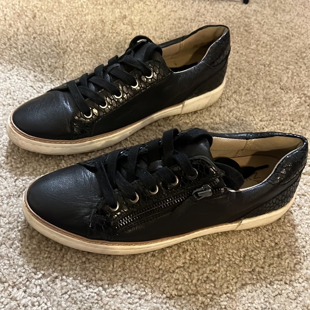 Naturalizer Leather Lace-up Sneakers Sz 8B